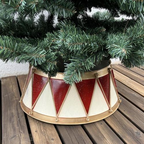Happy Christmas Juletræsfod  Bundskjuler – Julerød